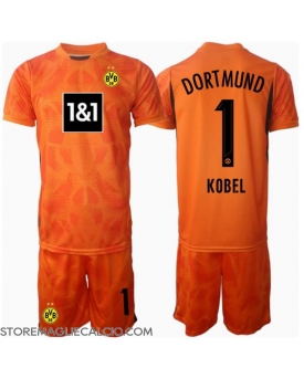 Borussia Dortmund Gregor Kobel #1 Portiere Maglia Gara Terza Repliche 2024-25 Bambino